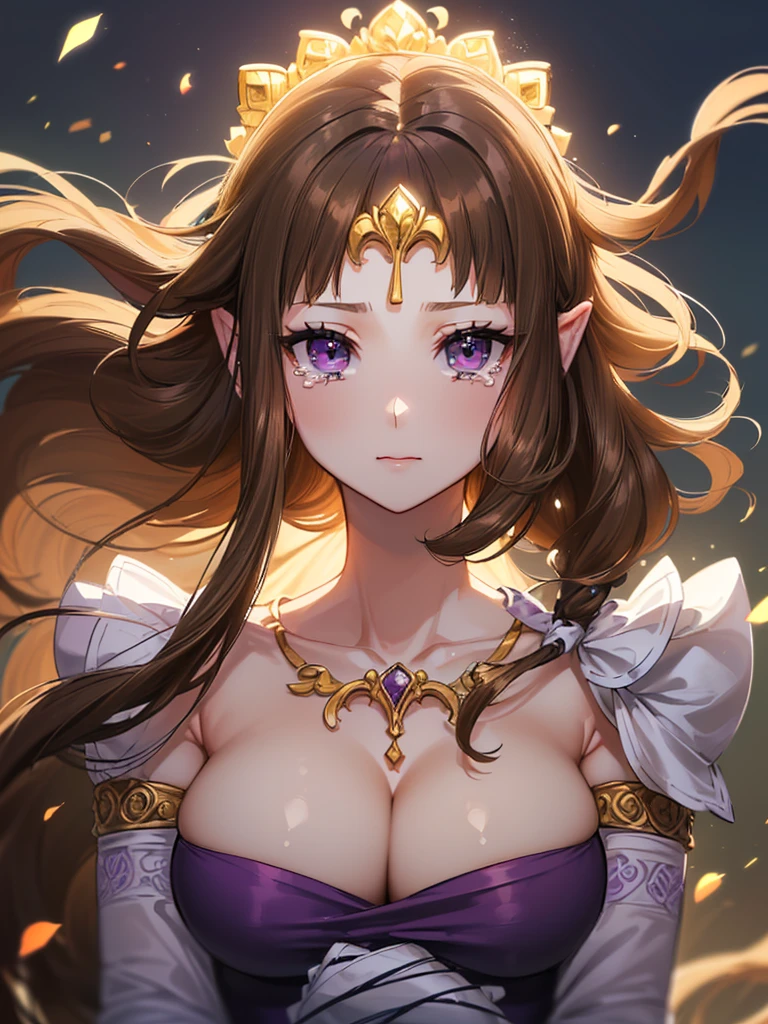 ((((Very beautiful mature woman)))),((((Exposed breasts))))),((Crying)),((((Both arms are tied with ropes)))),((Countless ropes)),((((One woman is shown)))),((side angle)),((upper body)),((Very beautiful jewel-like eyes)),,(((非常にBeautiful Face))))Anime art style,masterpiece,(Highest quality), (超detailedな顔),(Very delicate and beautiful),((((My hair is blowing in the wind)))),,(A truly gorgeous jeweled ruffled rococo ball gown dress),(((((Mature Woman,Queen))))),((topless)),((crinoline)),,((Long Straight Hair)),,Cleavage,(Outdoor),length_gloves,Very gorgeous hair accessory,()))),()),()))),(((No background)))),((((Beautiful Face)))),(((()))),()),(((Long Hair)))),((((Straight hair)))),((Cleavage)),((((Dark brown hair)))),Princess Zelda,(()), ((Highest quality)),,(非常にdetailed) ,((((Purple blouse)))),,Brown Hair,((()))), (非常にdetailed),((detailed)),((())),Nintendo, The Legend of Zelda),((alone)), ((Highest quality)), (非常にdetailed), ((((Portrait of a single person)))),