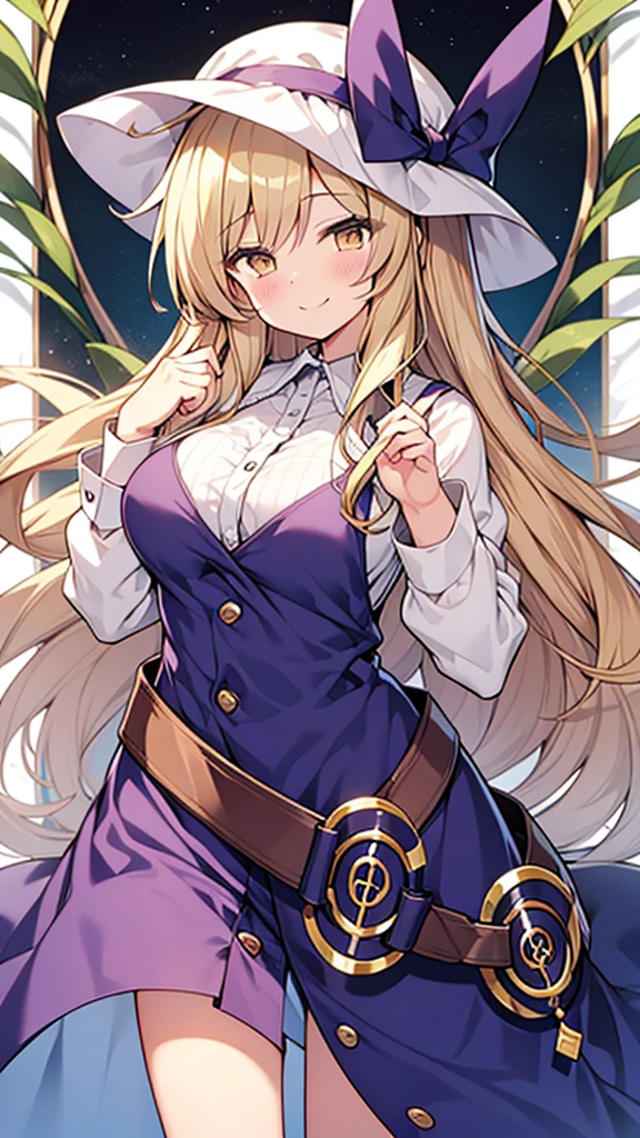 watatsuki no tiyohime flaxen long hair flaxen eyes red bunny suit smiling top quality masterpiece