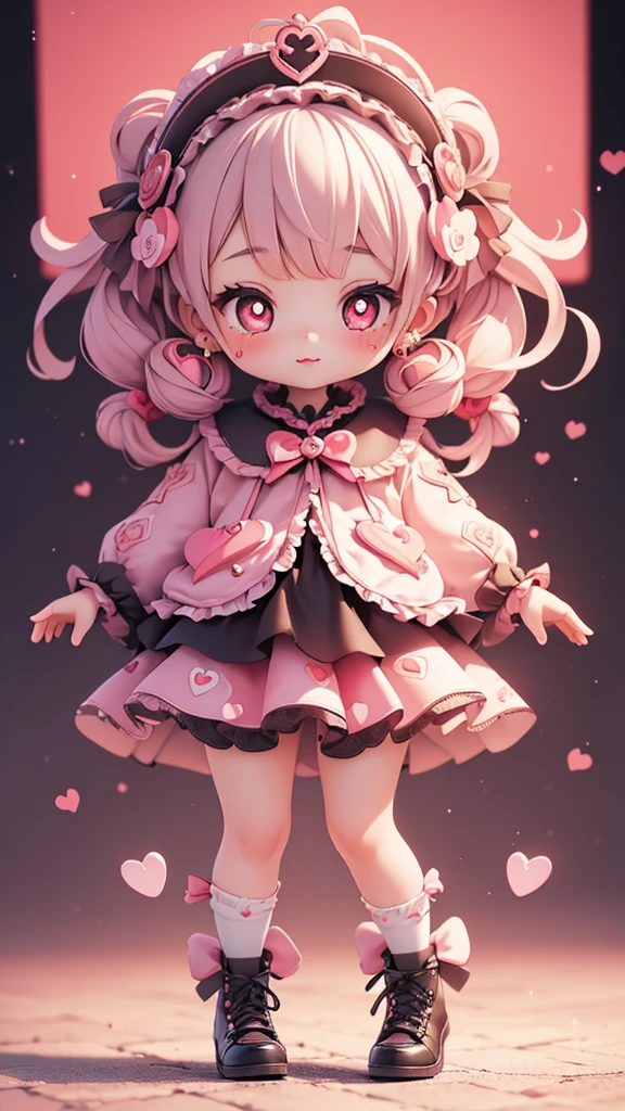 ((petite bishojo, 2girls)), ((kawaii face)), ((heart-shaped pupils)), (masterpiece), (top quality), ((hyper detailed)), (beautiful and aesthetic), (super detailed skin), (high standard), (high resolution), (perfect anatomy), (full body), (red cheek), ((ground mine girl)), (earring), (lipstick)