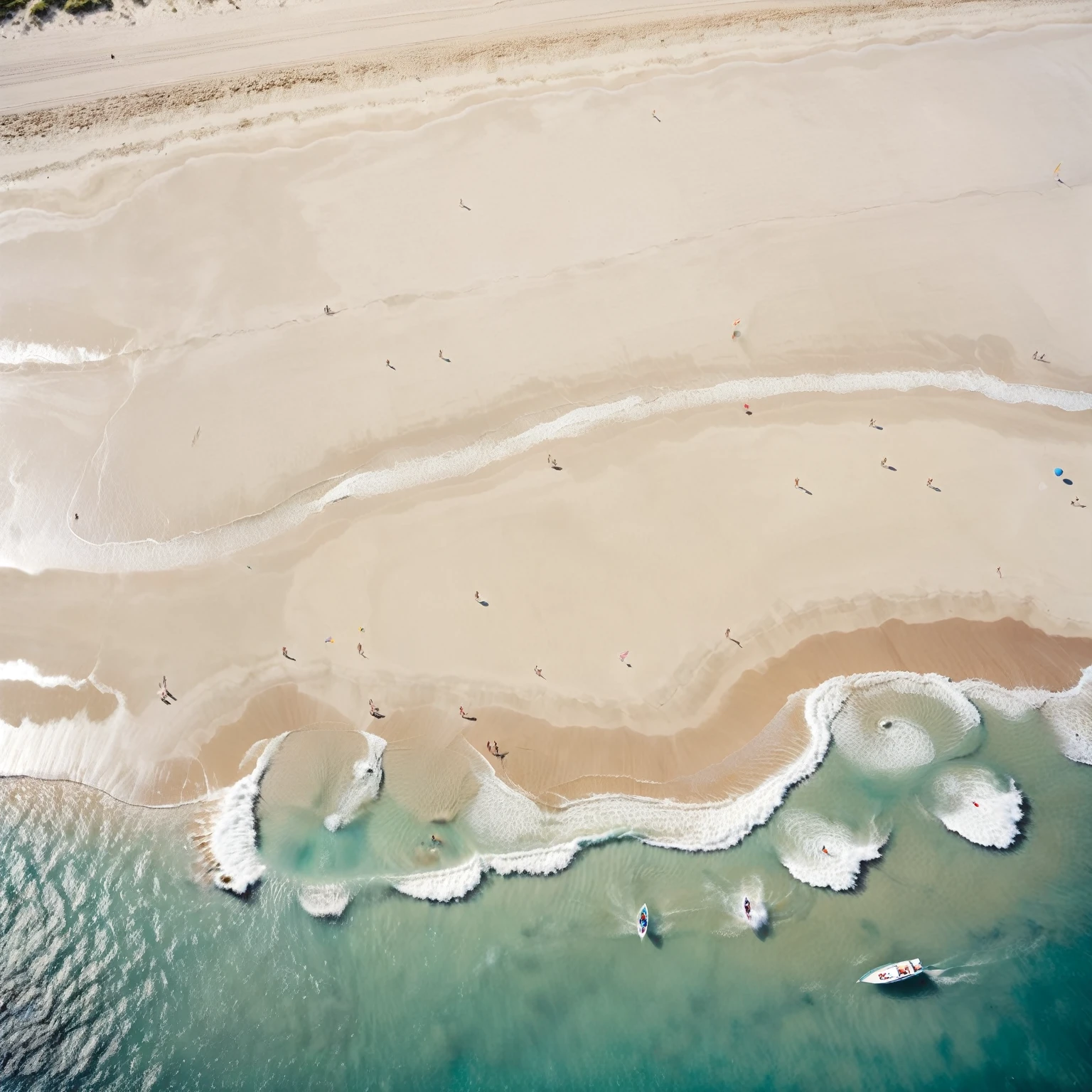 AERIAL VIEW BEACH