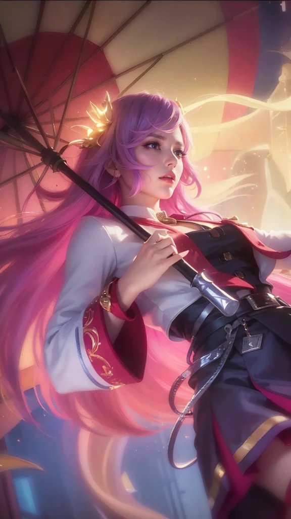 (8k, RAW photo, photorealistic:1.25) , red lipgloss, glosace, glossy skin, depth of field, chromatic aberration, caustics, Broad lighting, natural shading, a girl in a blue dress with a crown and a sword, beautiful celestial mage, mobile wallpaper, mystical atlantean valkyrie, ultra hd, ultra detailed texture, hyper realistic, detailed texture, detailed face, detailed skin, detailed lighting, best quality, beautiful lighting, cinematic lighting, professional lighting, ultra highres, realistic, detailed hair, real hair, white hair, high quality, (realskin:1.5), extremely detailed, finely detail, ultra-detailed, detail eyes, cinematic background, red eyes