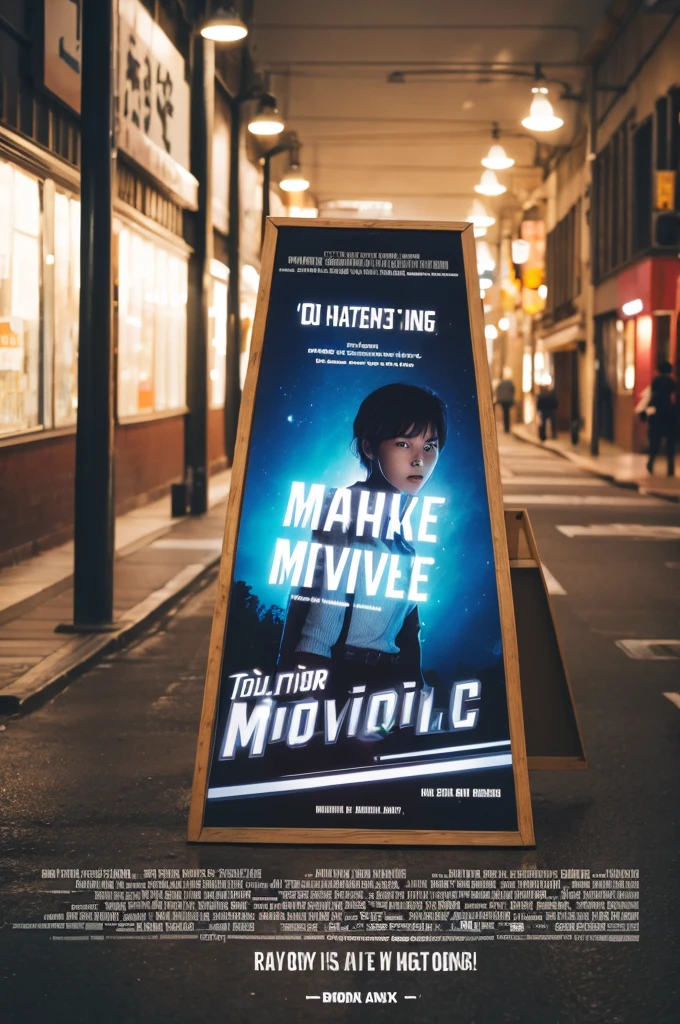 Make something like a movie ad