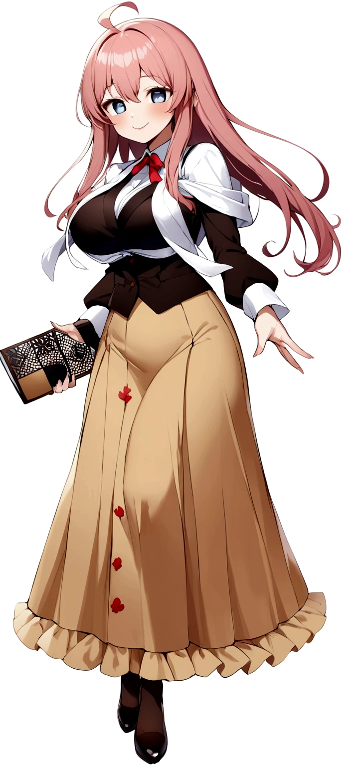 Adult women、private teacher、Big Breasts、Being Calm、kind、Droopy eyes、Smile、Ahoge