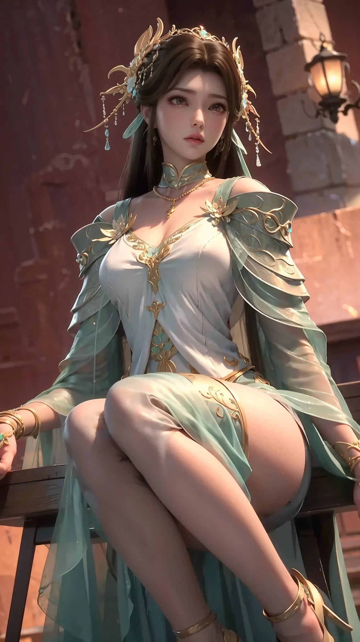 
Arad woman in a dress sitting on a throne, cute anime waifu in a nice dress, trending on cgstation, 8K high quality detailed art, anime barbie in white, highly detailed exquisite fanart, Extremely detailed Artgerm, the anime girl is crouching, Flowing magic robe, Beautiful and attractive anime woman, WLOP 和 Sakimichan