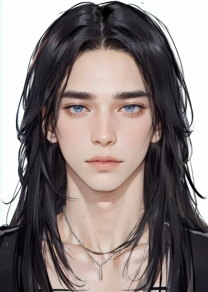 back male, gorgeous male face