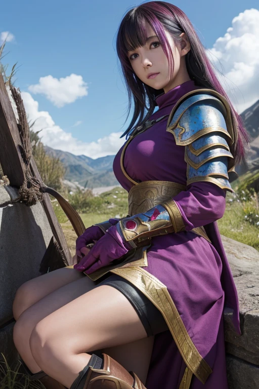 (masterpiece, Best Quality, High resolution, 32K), roto(DQ3), (((1womanl, Solo))), (Black hair:1.1, circlet:1.25, Short hair, nude:1.55, Purple Cape, knee boots, thigh-highs, Leather gloves, scabbard:1.3), (ultra gigantic tits:1.2, ultra gigantic tits:1.2, SuperHuge boobs:1.2, ultra huge cleavage:1.2, Show her anal to the viewer:1.85, Show her ass:1.85, Her back view:1.85, insert huge penis into her anal:1.8, yawn and closed eyes, Perfect slim body:1.3), (In an abandoned hut, Shabby hut, Messy hut, Deep forest), (Intricate details:1.1), (Natural Skin Texture, Hyper-Realism), (Detailed face, super detailed skin),