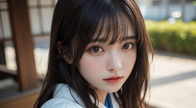 (Long Hair, bangs:1.2),(wear Kimono:1.2),1 girl,Japanese,21 years old,(Small breasts:1.3),(Highest quality,masterpiece:1.3,超A high resolution,),(Ultra-detailed,Caustics),(Photorealistic:1.4,RAW shooting,)Ultra-Realistic Capture,Very detailed,High resolution 16K human skin close-up。 Natural skin texture、,Pores、、It needs to be detailed enough to be easily identifiable。 Skin should be even-toned and healthy looking。 Use natural light and colour, Sad expression, Looking at the camera, Perfect dynamic composition, Outdoor