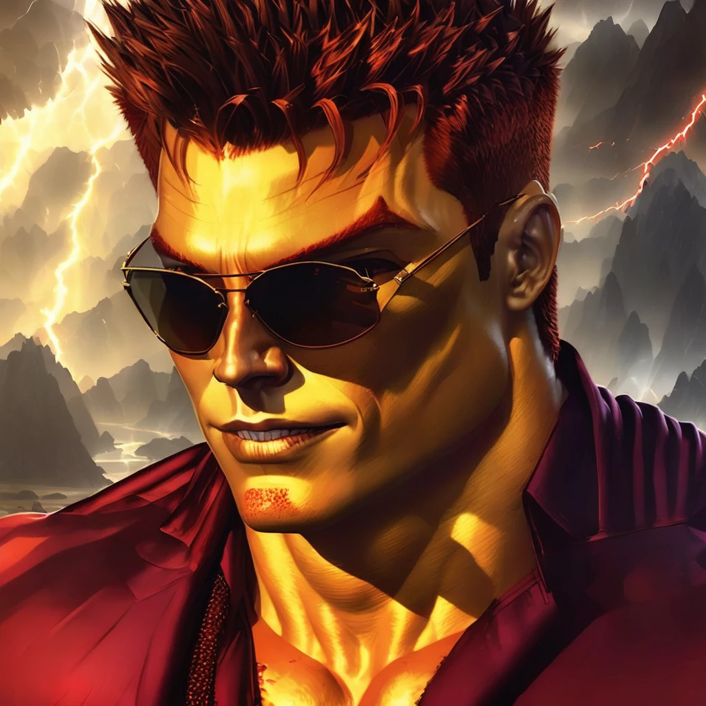 (masterpiece, best quality:1.2), 1man, solo, portrait, smile, high detailed, perfect art, smooth soft skin, soft lightning, centered, face, looking at you, upper body