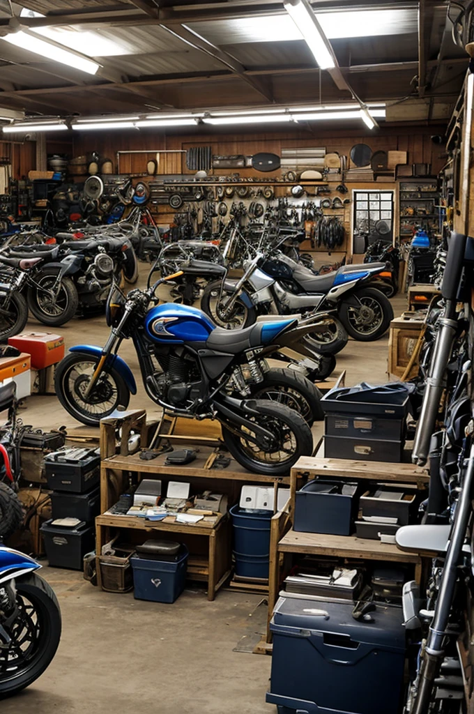 Motorcycle repair shop
