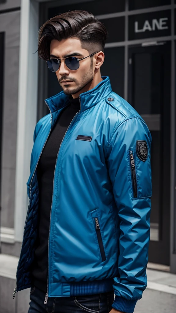Men blue colour jacket