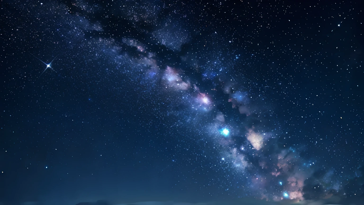 Starry sky background　No people