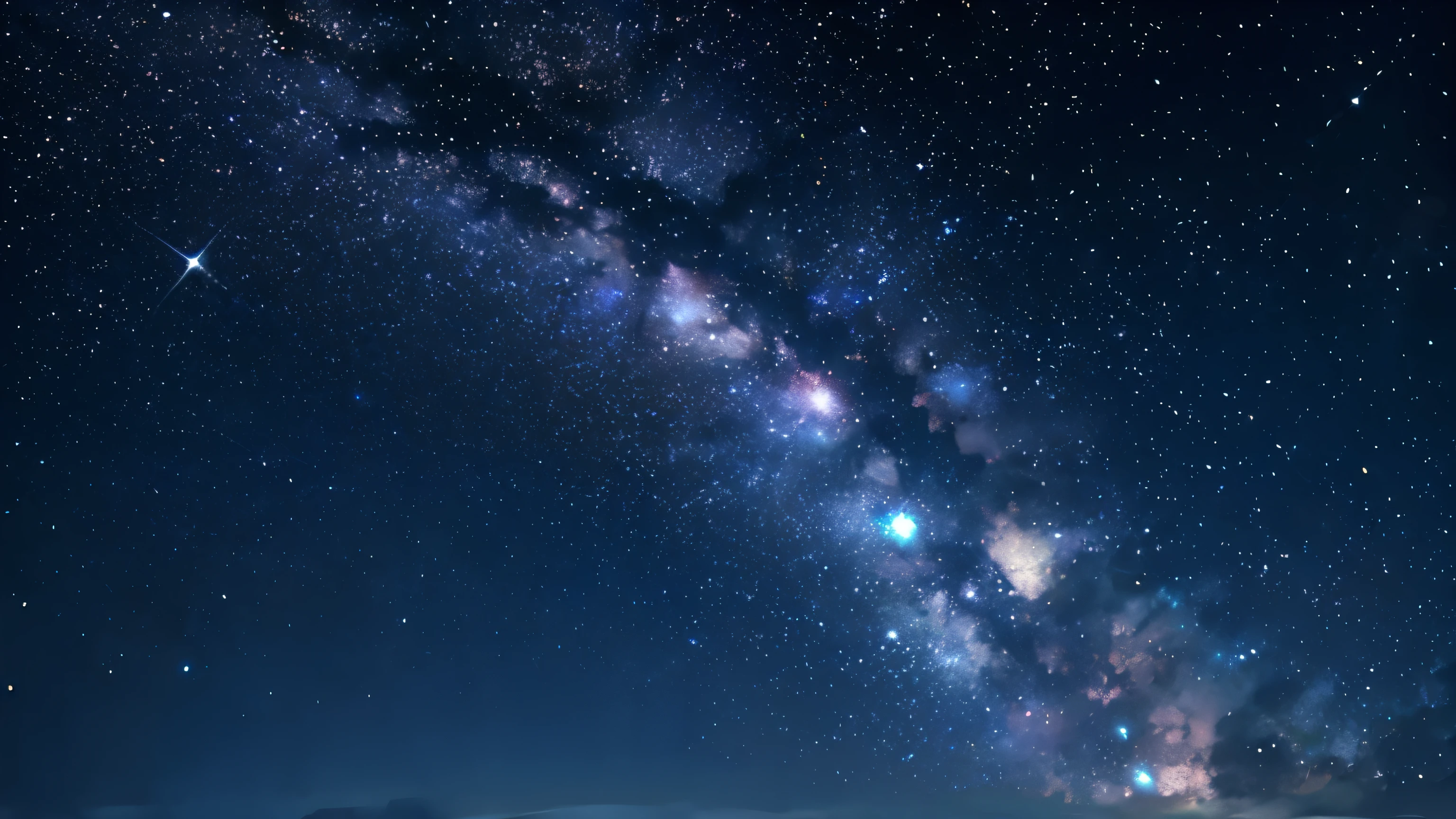 Starry sky background　No people