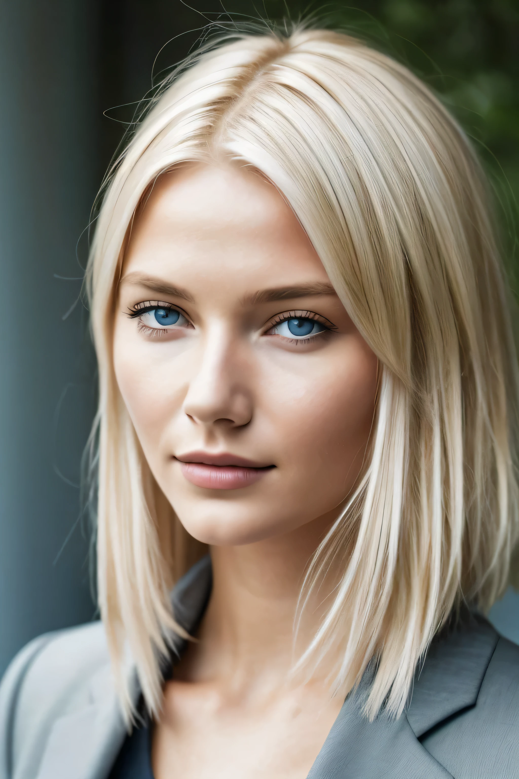((1girl in, age19, alone, langes gewelltes blond hair, tousled hair in the wind, blond hair, (dark blue eyes), Colossal , face shot, (textured skin, Hautporen:1.1))), impure skin, Goose flesh, soft lighting, good quality, film grain, Fujifilm XT3 keen focus, F 2.6, 135mm, high level of detail, keen focus,(natural light), (seductive), realisti, ultra-realisti, fotorealisti, crazy details, complex details, Hyperdetailed, close up face, front view