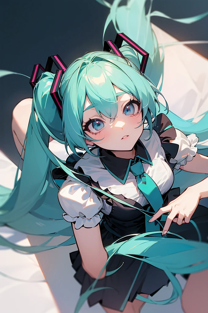 Hatsune Miku, insult, beautiful 다리, beautiful, beautiful 팔