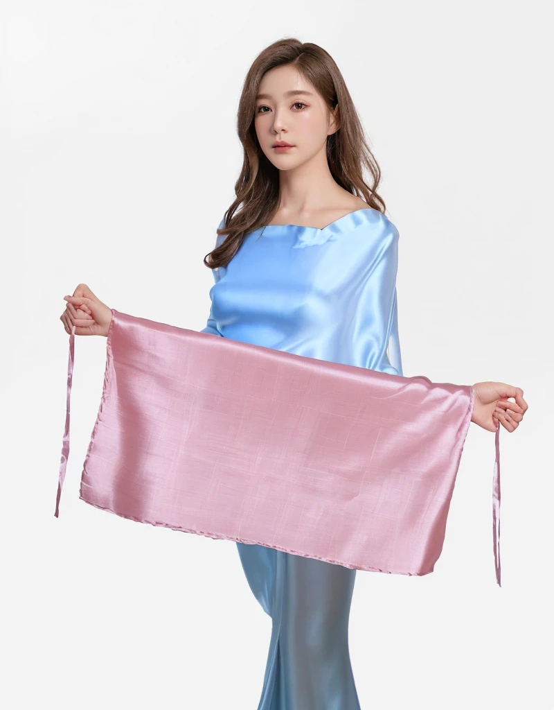 Pink silk cloth,Satin,Silk fabric,smooth,smooth的粉色Satin布