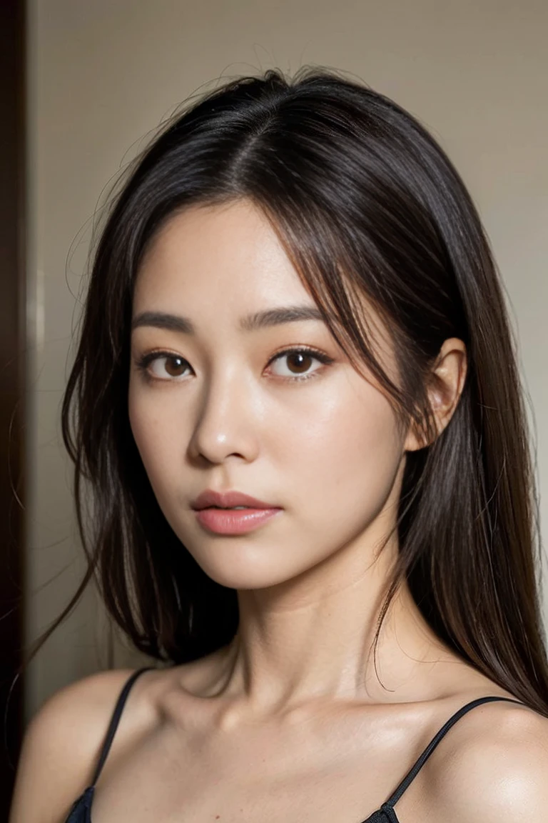 Dark brown hair、Light brown eyes、Japanese actress face、 Lady、I'Iは彼とIが好きです'I'Iは40歳くらいです.、(Intricate details:1.2)、(Which one is on top??:1.4)、 (Ultra-high resolution:1.2)、Ultra-high resolution、(Finely tuned)、(Detailed facial features)、Hmph、8K resolution、D cup size breasts、Long Hair、Large windows、Extravagant space、relax、、,Full body photo、Head to toe shot、Beautiful legs、Camisole dress、Beautiful legs、A refreshing cafe with sunlight streaming in、(plant:0.8), Fashion Hub, Extreme Detail, Very detailed, Realistic, Hourglass-shaped body, Obscene pose,、、I cry a lot、tears、diagonally from below、Please lift your chin、relaxした表情、Pose of Weakness、(auraroid photo:1.2)、From outside the window、Transparent Painting、8K、32k、Highest quality、(Details of both eyes)、1 Girl、elegant、(Loose dress :1.4)、sunset、sit、(Low Angle、Look at this:1.2)、Hilarious、Looking into the camera、