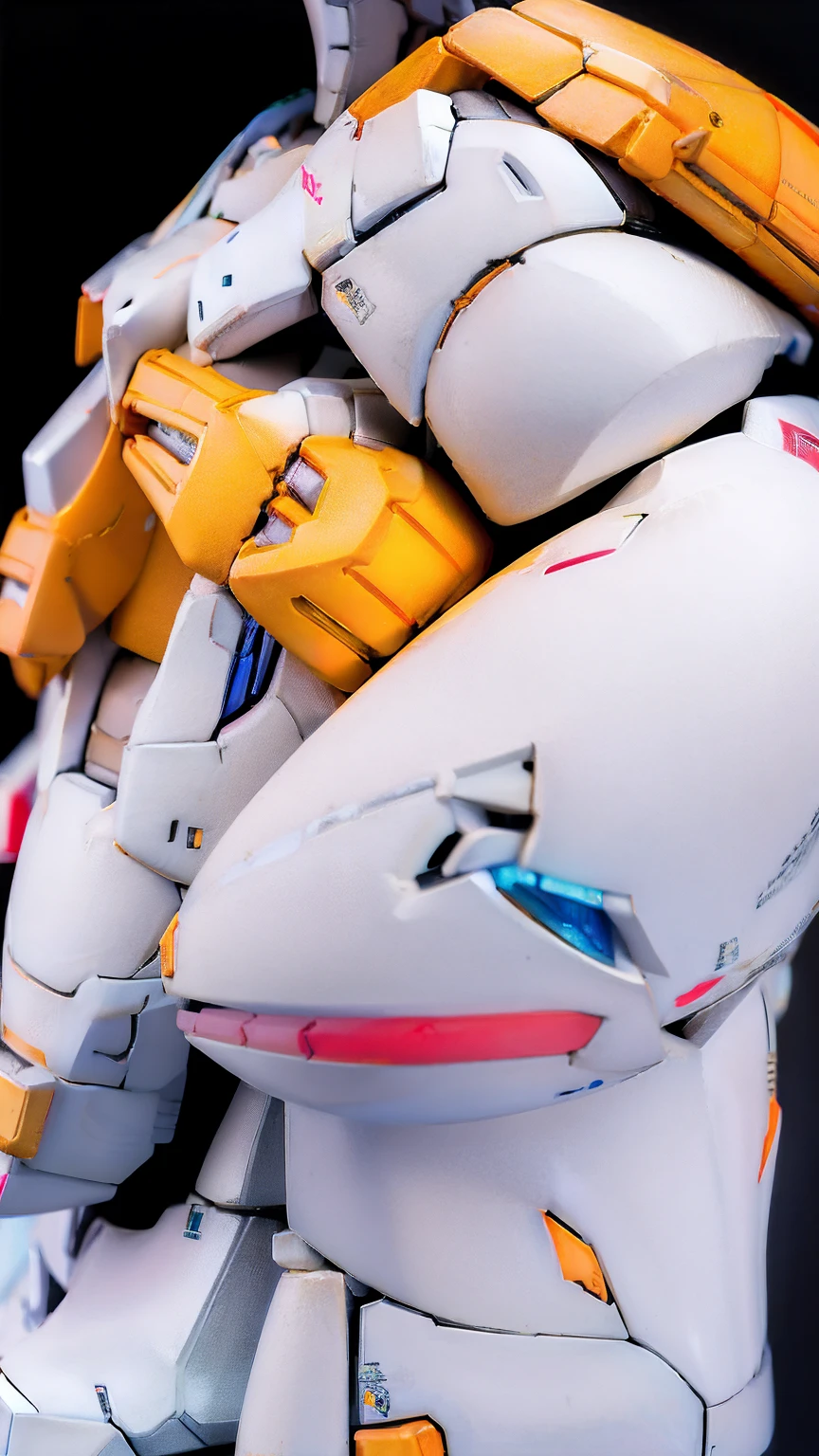 Real、high resolution、8K、Giant humanoid robot、Strike Freedom、universe space fixed、Full Body Shot、