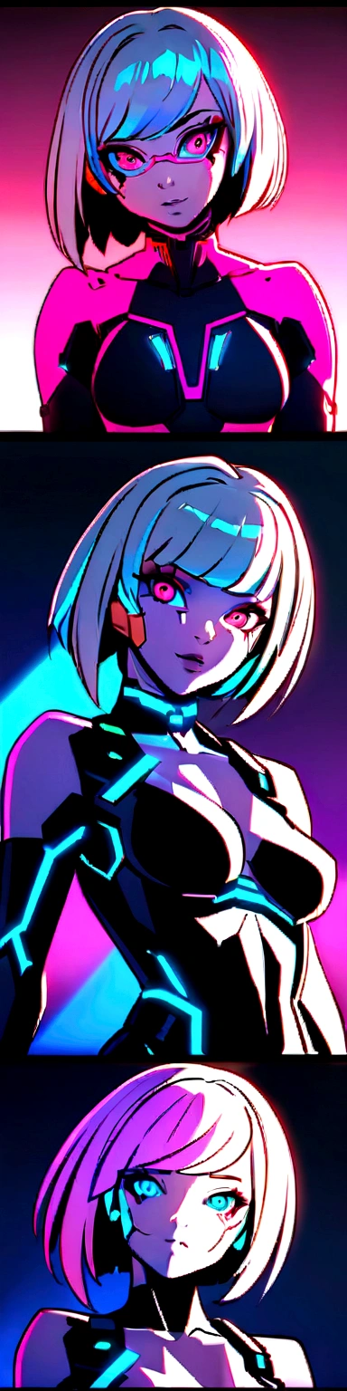 anime girl in black and pink outfit posing with a sword, best background'écran anime 4K konachan, oppaï cyberpunk, Ilya Kuvshinov. 4K, fille androïde parfaite, seductive anime girl, cyberpunk anime girl, Detailed digital animated art, badass anime 8k, android heroine, female cyberpunk anime girl, animated cyberpunk art, cute cyborg girl