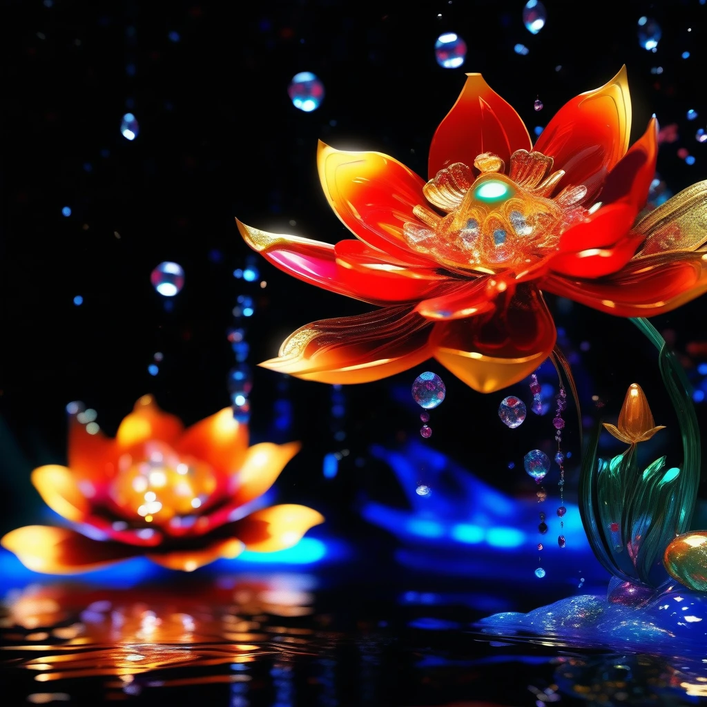 (((impressive steel_grand metal punk digital painting_garden in a large aquarium:1.4))), (((metallic_texture_flowers:1.5))), stunning contrast of light and shadow, metallic flowers glisten under a complex glow, mesmerizing glow that highlights the beauty of the metallic flowers, as the snowflakes gently fall from above, graceful fish swim in the water. Visually stunning detailed digital painting, comely, extremely incredibly detailed, Intricate and insane details, (((radiosity rendered in stunning beauty at 32k resolution:1.3))),  (((intricate-detail:1.4))), (((extremely insane detail:1.4))), (((highly quality:1.3))), final level art, (((highly quality:1.3))), (((radiosity rendered in stunning beauty at 32k resolution:1.3))),