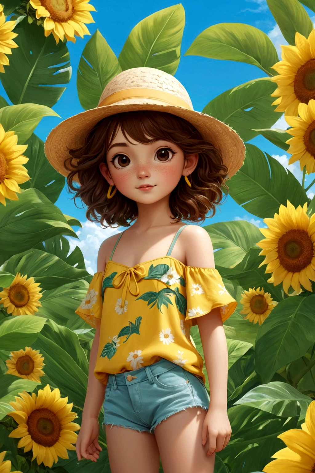 It's not a person or anything! just a cute summer wallpaper!
