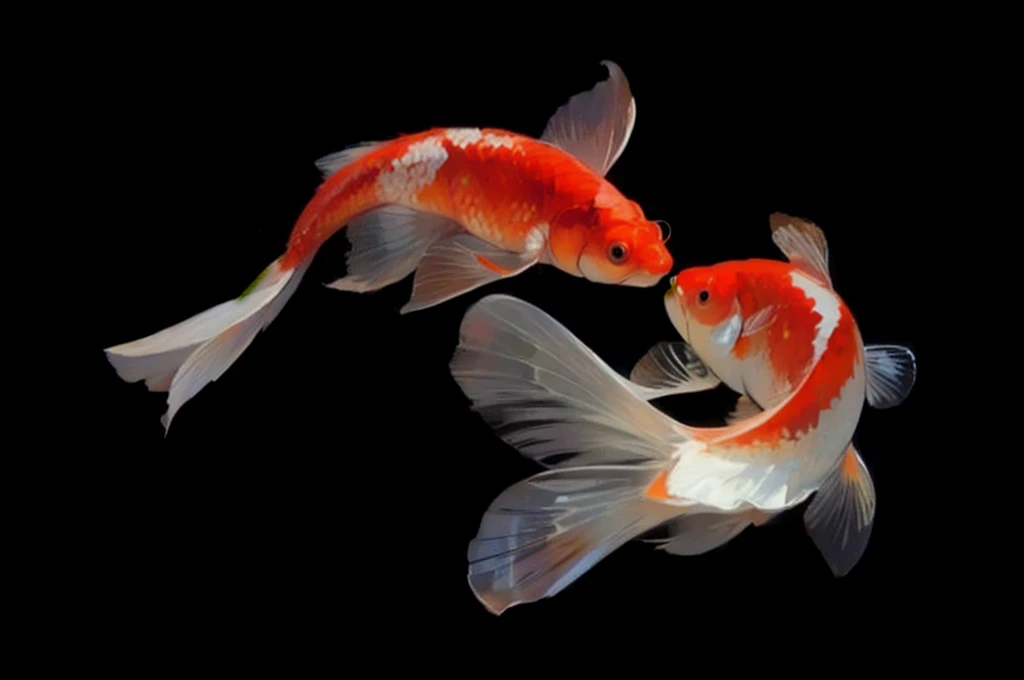 koi fish butterfly