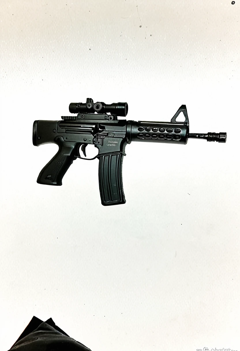 Generates a very realistic image of the micro-Uzi submachine gun