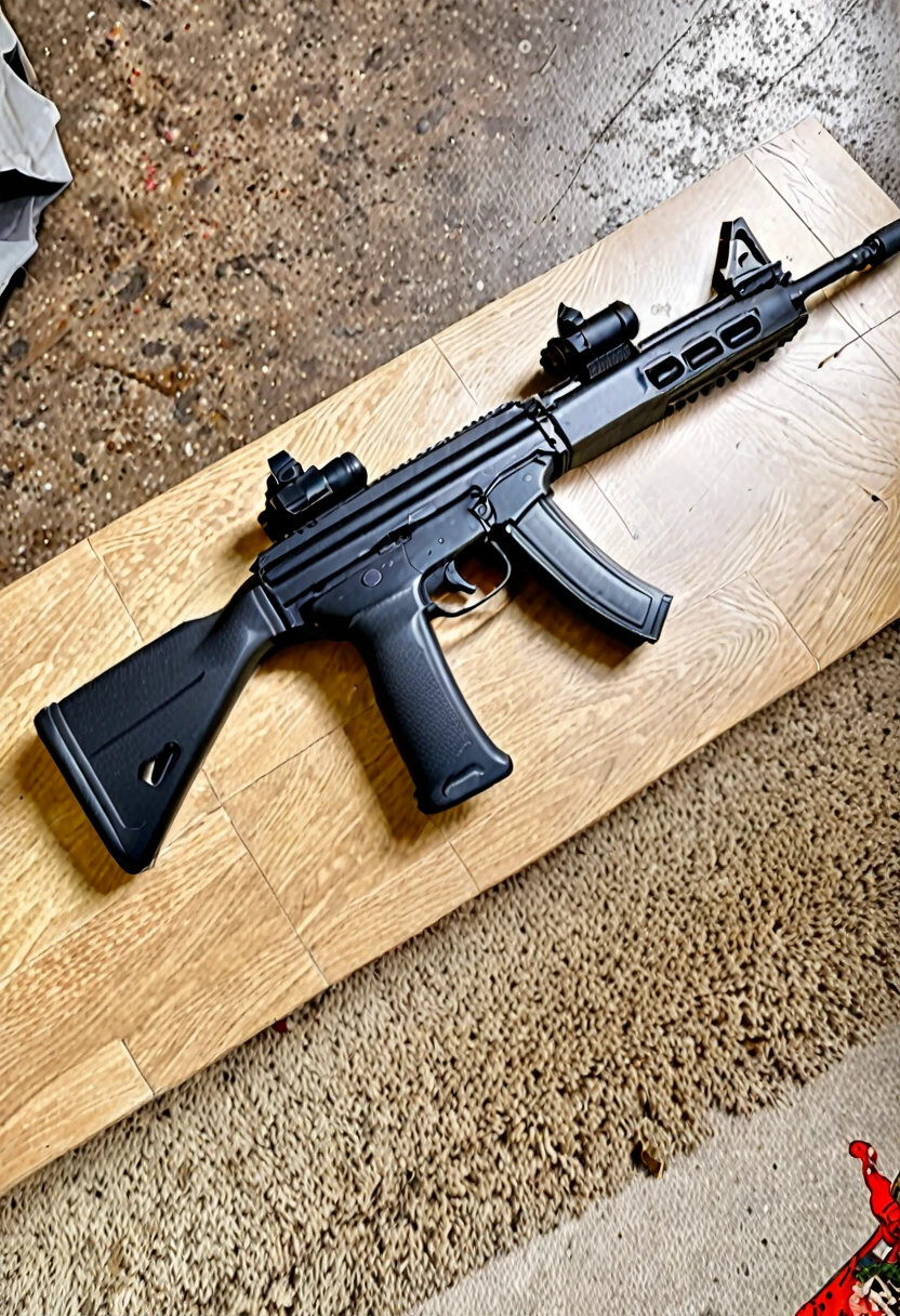 Generates a very realistic image of the MP5 submachine gun
