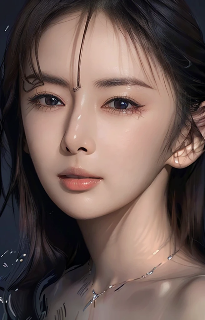 (ultra realistic) , (illustration), (increase resolution), (8K), (extremely detailed), (best illustration), (beautiful detailed eyes), (best quality), (ultra-detailed), (masterpiece),  (wallpaper), (detailed face), solo,1 girl, looking at viewers,  delicate details, detailed faces, in the dark, deep shadow, low key,pureerosfaceace_v1, smile,