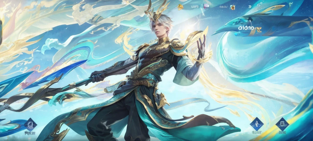 masterpiece, best quality, high quality, 1boy, solo, male focus, looking at viewer, upper body,