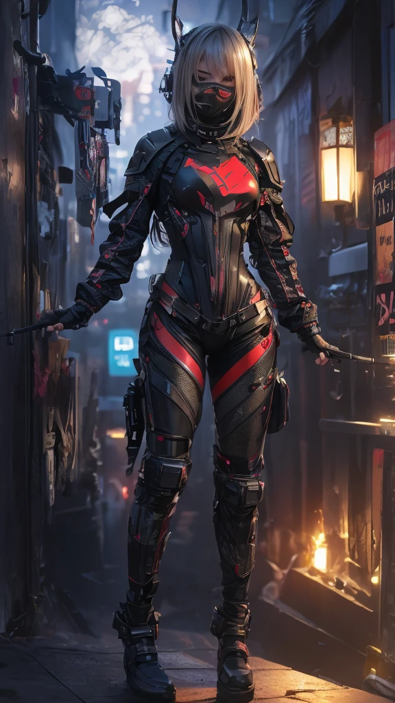 hightquality、masterpiece、ultra res、a beauty girl、beautiful girls face、cute girl face、、cyberpunked、Wear cyperpunk clothes、full body Esbian、Famous actresses of Japan、Very beautiful face、A sexy