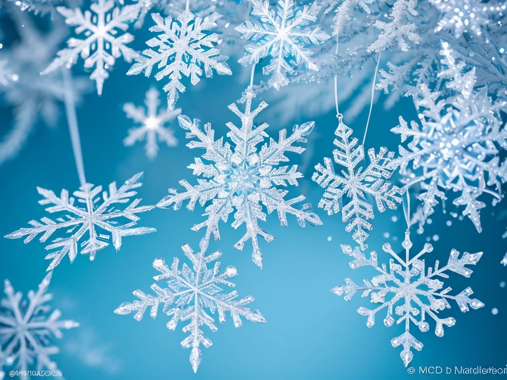 Each snowflake glistens in delicate patterns, icebergs reveal towering sculptures, and glaciers display intricate formations. This awe-inspiring artwork captures the beauty of winter in a breathtaking photograph. The intricate details of each snowflake are highlighted, while the majestic grandeur of the icebergs and glaciers is showcased in stunning clarity. The image is of such high quality that viewers are transported into a world of frosty wonder and icy beauty.