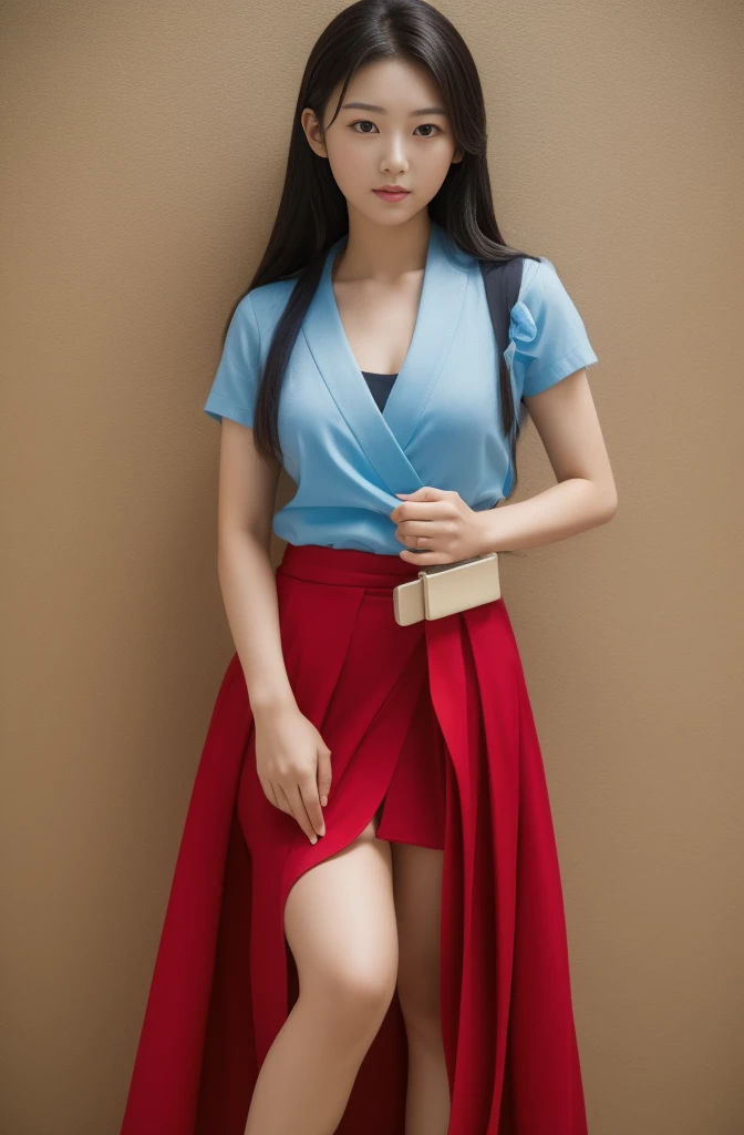 (highest quality, 8K, masterpiece :1.3)), Beautiful Japanese girl in her early s、Sentai hero9;s pink costume、Being captured by the enemy、Glaring at the enemy