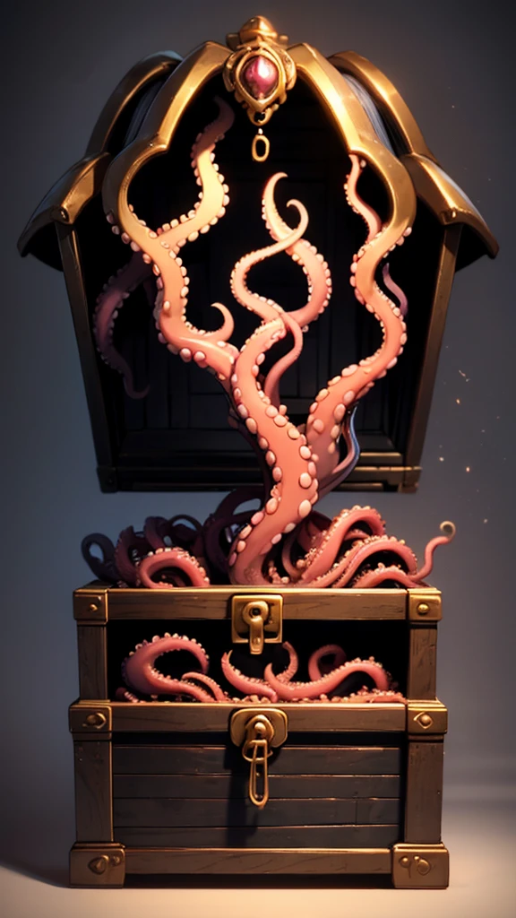 Treasure Box Monster女孩，Fantasy style background，Dungeon Background，Girl with a box as the lower body，Girl with lower body opening treasure chest，Tentacles，Tentacles，Tentacles，Tentacles，Tentacles头发，装满Tentacles的宝箱，Dungeon Background，Dungeon Background，装满Tentacles的宝箱，Tentacles怪宝箱，Treasure Box Monster