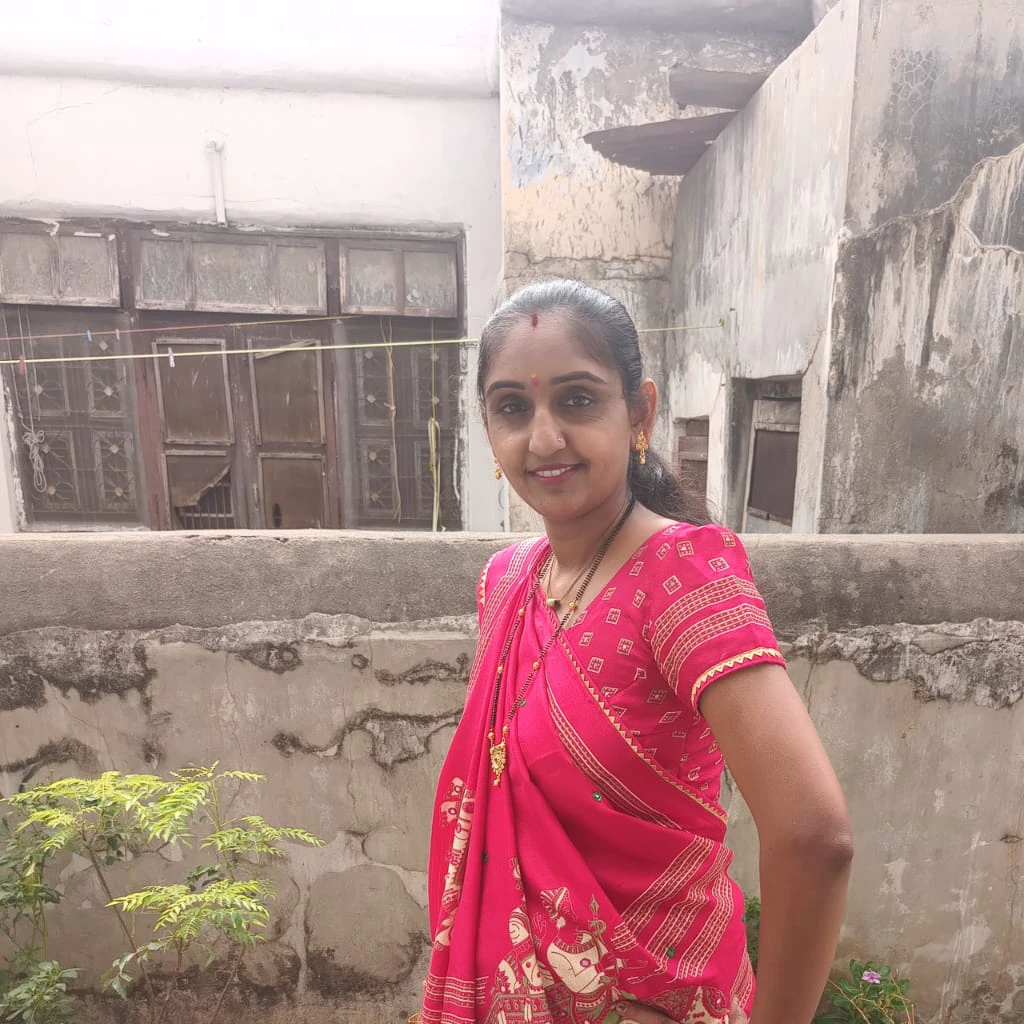 Blue saree 