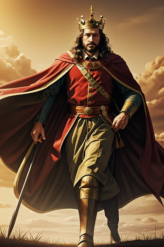 Create an illustration for a story about a king&#39;s wedding 