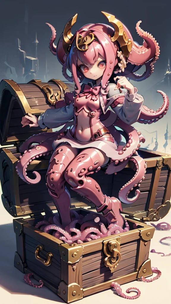 Treasure Box Monster女孩，Fantasy style background，Dungeon Background，Girl with a box as the lower body，Girl with lower body opening treasure chest，Tentacles，Tentacles，Tentacles，Tentacles，Tentacles头发，装满Tentacles的宝箱，Dungeon Background，Pink skin，粉色Tentacles头发，粉色头发胶质质感Mucus质感头发，Slime textured hair，Slime texture body，Pink body，Pink body，Pink skin，Pink complexion，Dungeon Background，装满Tentacles的宝箱，Tentacles怪宝箱，Treasure Box Monster，Girl with lower body in treasure chest，The girl whose entire lower body is inside the treasure chest，Treasure Box Monster女孩，Treasure Box Monster，Treasure Box Monster，Treasure Box Monster，Treasure Box Monster，Girl in a treasure chest，下半身Girl in a treasure chest，Tentacles，Tentacles，Tentacles怪，Tentacles头发，Mucus，Tentacles头发