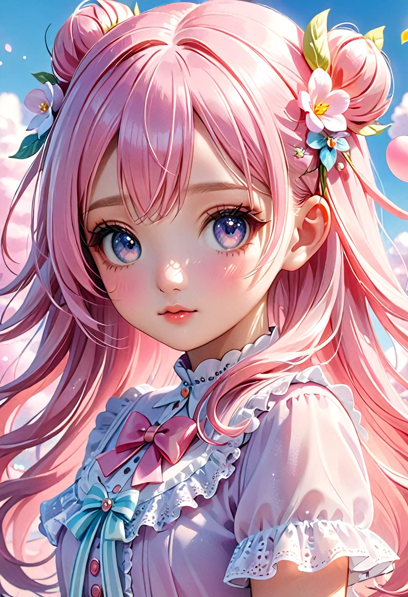 (best quality,4k,8k,highres,masterpiece:1.2),ultra-detailed,(realistic,photorealistic,photo-realistic:1.37),1girl,cute kawaii girl,kawaii face,beautiful detailed kawaii eyes,beautiful detailed kawaii lips,extremely detailed kawaii face and eyes,long eyelashes,kawaii outfit,adorable,pastel colors,soft lighting,dreamy,elegant,ethereal