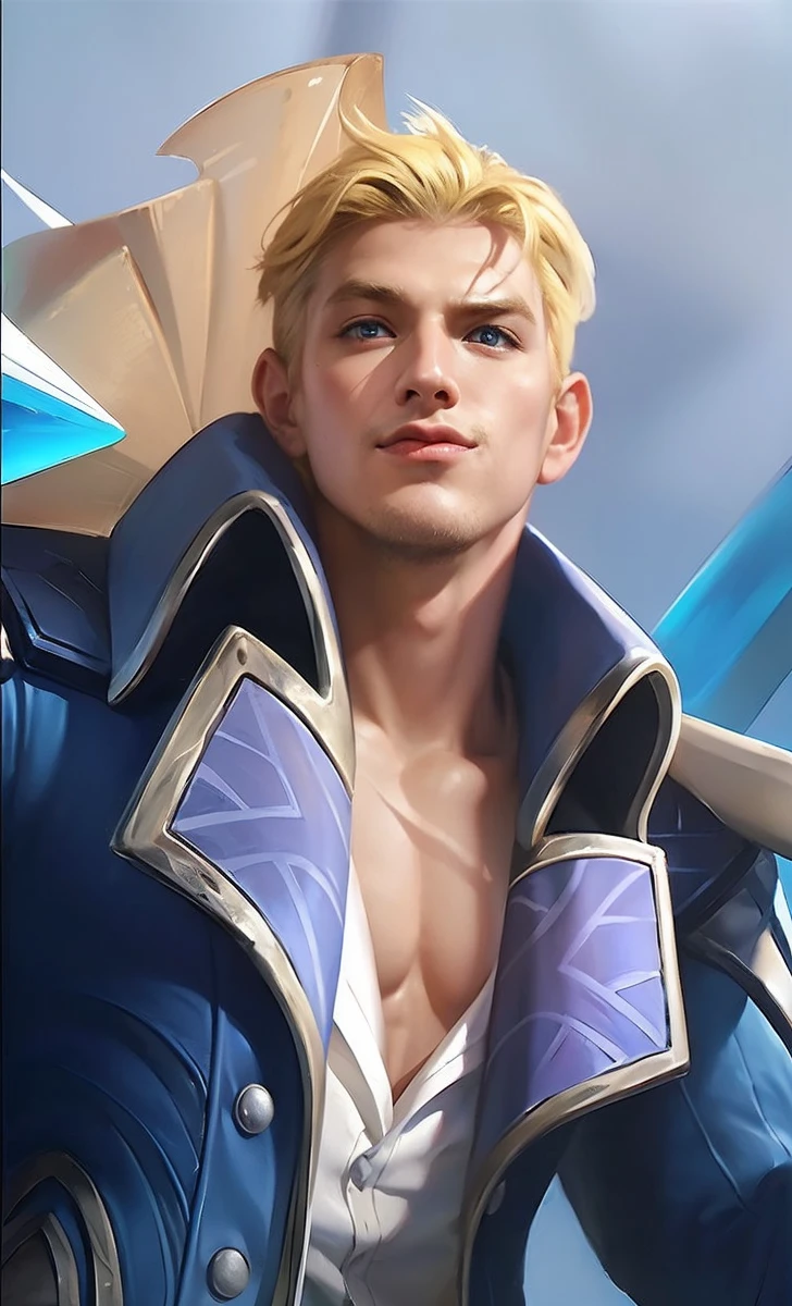 Best quality, masterpiece, ultra high res, (photorealistic:1.4), raw photo, 1girl, blonde hair, blue eyes, detailed eyes and face, black suit, dynamic lighting, in the dark, deep shadow, low key, cowboy shot full-lenght body