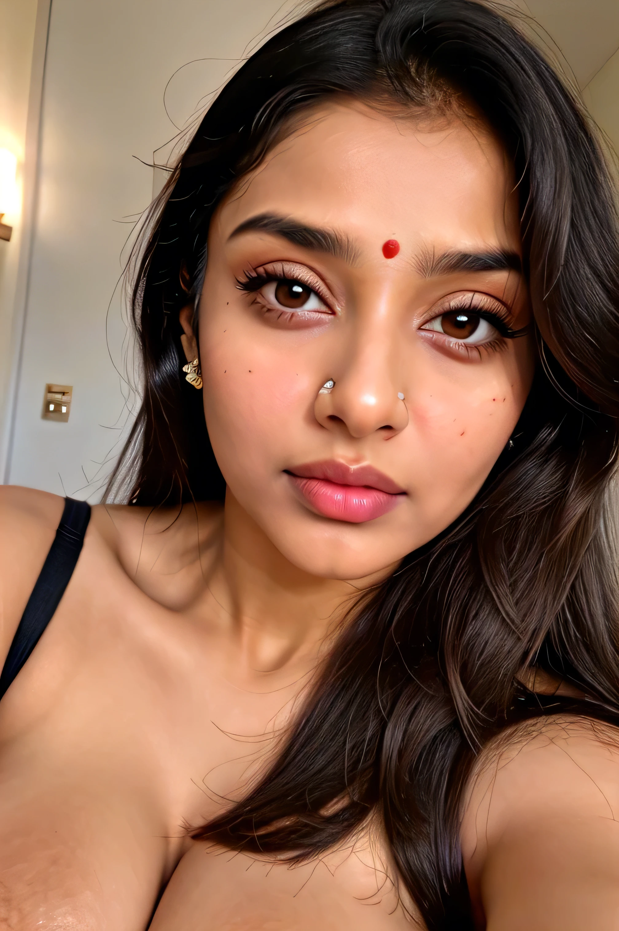 Indian bhabi showing lip showing nipple closeup