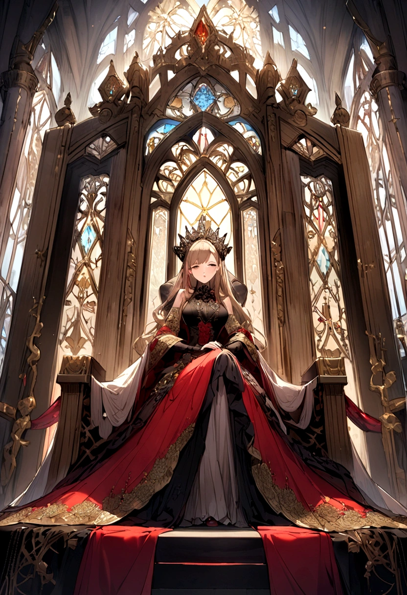 The Queen&#39;s Throne，Tall and spacious，Glass Windows