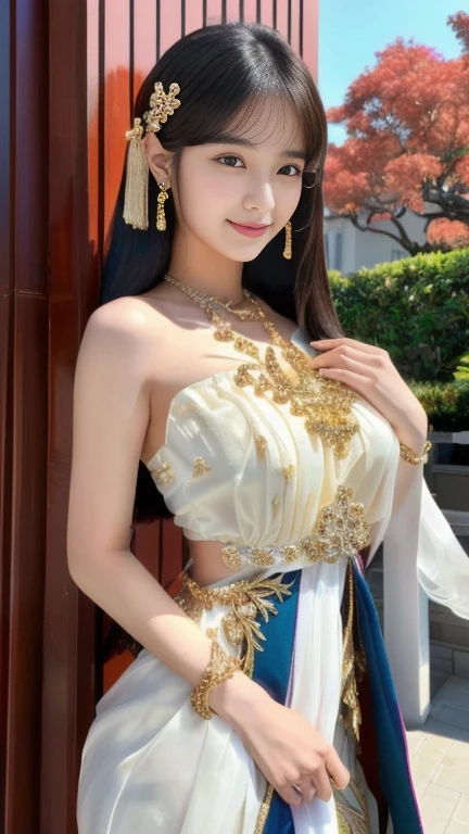 ภาพระยะใกล้ของผู้หญิงlong hair beautiful south korean woman, ชาวเอเชียตะวันออกเฉียงใต้atมีใบหน้ากลม, Chinese girl, สาวเอเชียatสวยงาม, Korean girl, Tomorrow, Tran., young asian woman, young cute wan Asian face, Asian face, ใบหน้าหนุ่มเกาหลีatน่ารัก, Chinese woman, korean woman, asian woman, ซีชั่น วูbeautiful girl , beautiful girl ,Thai women&#39;warrior, walking at thai measure, dynamic poses,  3 days, 8K, 45,000,000,000 pixels, Thai chat set, Strapless top,ผมหางม้า long hair,float up,)) black eyes,abdominal muscles, plump body, Overflowing breasts, Big nipples overflowing., rift, morning sun, จ้องมองatผู้ชม, (sexy poses), ((face details)), Double eyelids, at&#39;finished., realistic, Masterpiece, Highest quality, lens flare, shade, old measure, measure, [[Chromatic aberration]], By Jeremy Lipking, By Antonio J..... Manzanedo, digital painting, HDR, high contrast
dynamic poses,  3 days, 8K, 45,000,000,000 pixels, Thai chat set, Strapless top, long hair,black eyes,abdominal muscles, plump body, rounded chest, (digital painting, HDR, high contrast