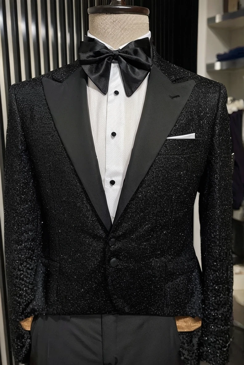 Man wearing the tuxedo