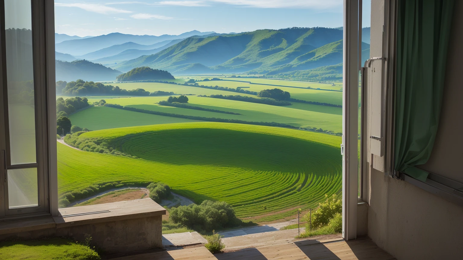 A green field can be seen from the large windows, It&#39;s raining outside天, It&#39;s raining outside the window, Rainy Days Indoors, it is It&#39;s raining outside the window, Rainy afternoon, It&#39;s raining outside, instagram photos amazing view, Soothing and comfortable landscape, It&#39;s raining outside, Scenery outside the window, Rain Window, Rainy Scene, stunning nature in background, Rainy day mood, Comfortable place
