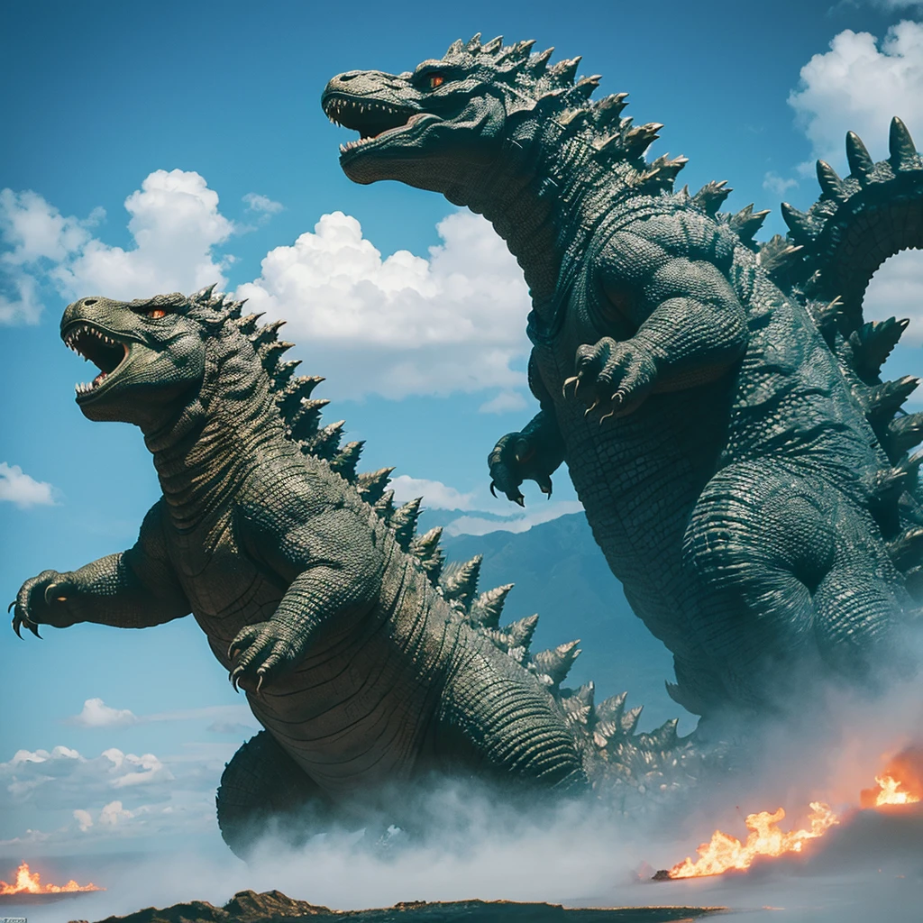 cin、Draw Godzilla