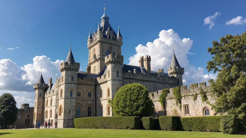 victoria, castle, sky, cloud