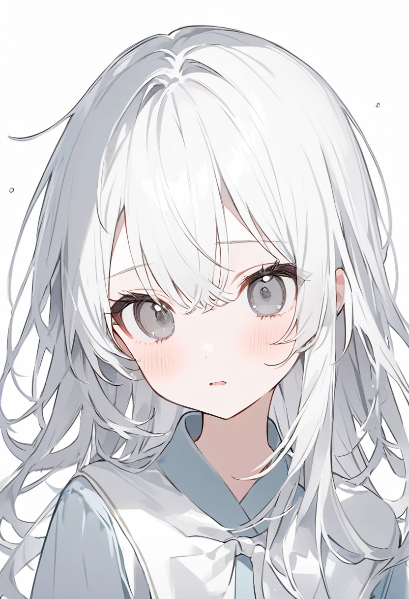 white、white Girl、One person Girl、1 Girl、whitehair、white色 hair、white色のhair、長hair、grey eye、greyのeye、eye grey、eyeはgrey、background white、background whiteい、background white色、whiteのbackground、white background、white色のbackground、white色 background、white room、white色のroom、whiteいroom、white space、whiteいspace、whiteのspace、space white、emotion thin、emotionがthin、thin emotion