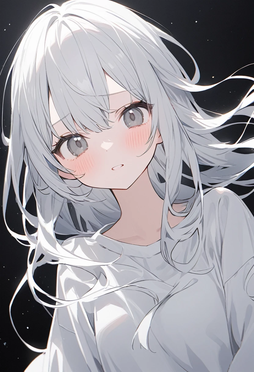 white、white　Girl、One person　Girl、1　Girl、whitehair、white色　hair、white色のhair、長hair、grey　eye、greyのeye、eye　grey、eyeはgrey、background　white、background　whiteい、background　white色、whiteのbackground、white　background、white色のbackground、white色　background、white　room、white色のroom、whiteいroom、white　space、whiteいspace、whiteのspace、space　white、emotion　thin、emotionがthin、thin　emotion