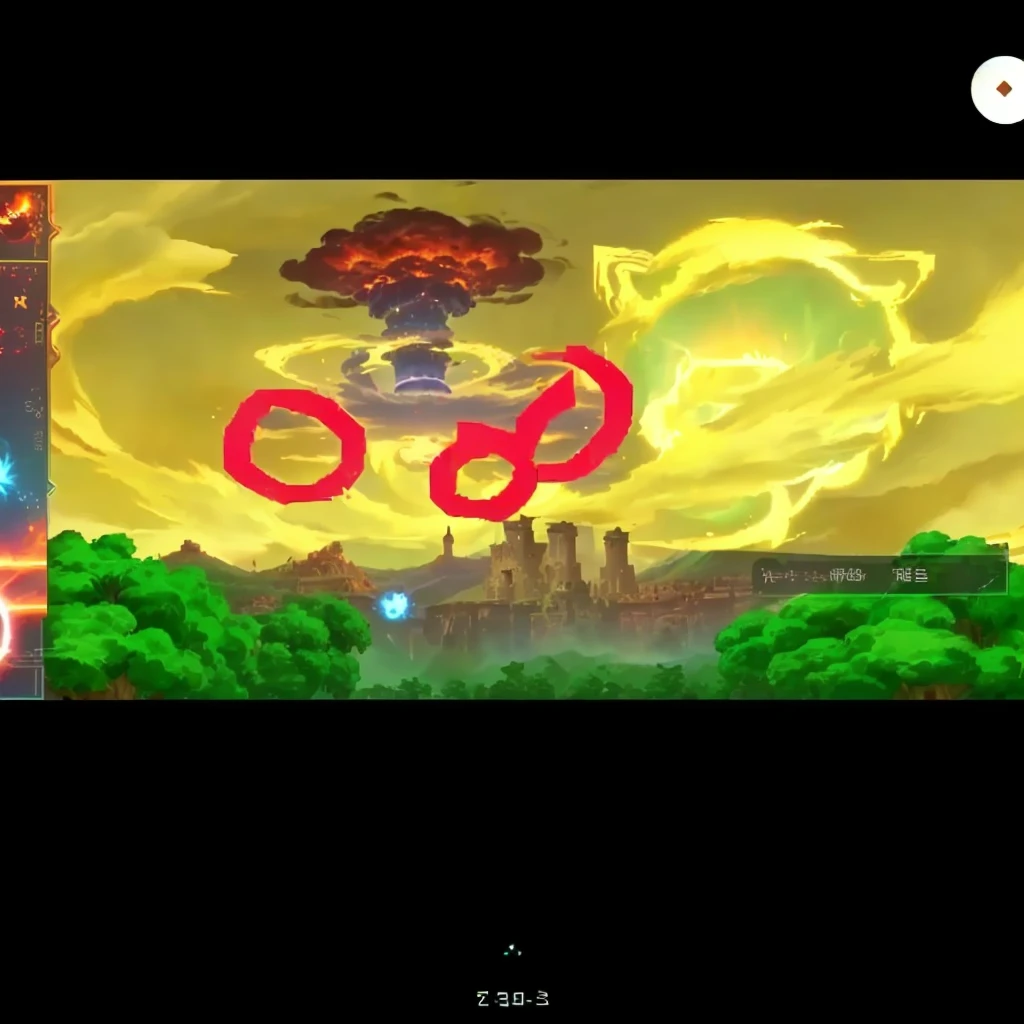 a screenshot of a video game, mana flowing around it, mana in the air, low quality footage, low quality video, art style of dark cloud 2, video game screenshot>, side scroller game, the background is on fire, ancient symbol behind it, style of maple story, fire breathing. bowser, nuclear explosion!!!