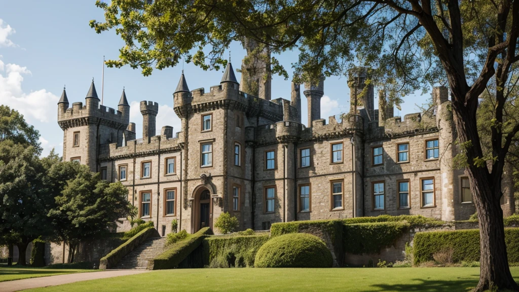 victoria, castle, forest