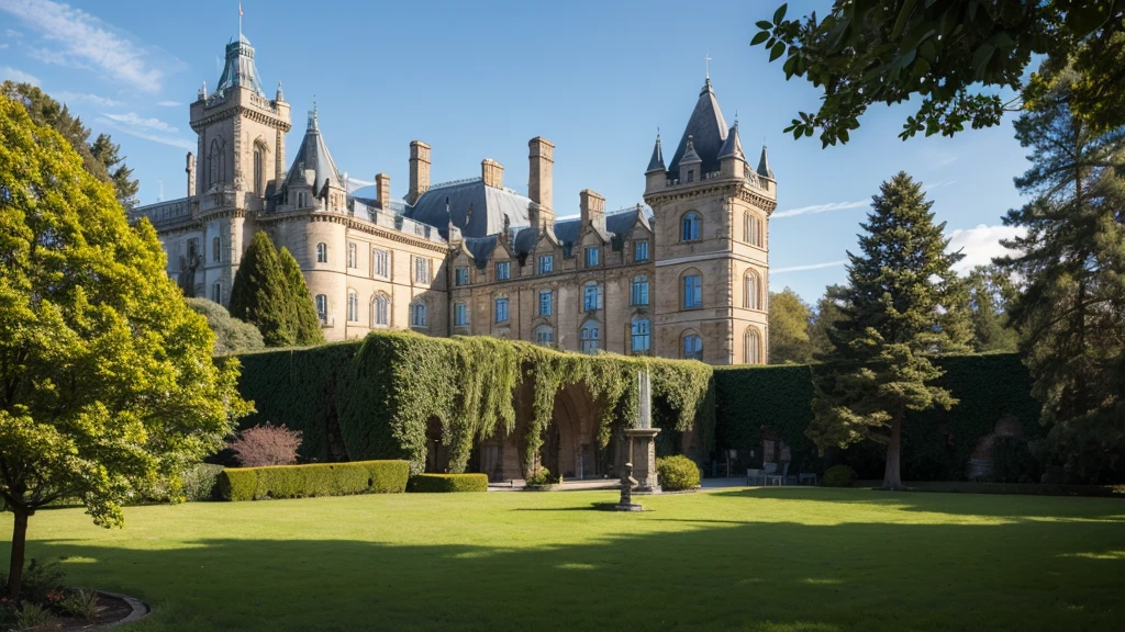 victoria, castle, forest